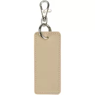   Breloc dreptunghiular cu clips, Everestus, 2610E18145, 9.5x4 cm, Poliuretan, Bej Oatmeal