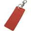 Breloc dreptunghiular cu clips, Everestus, 2610E18146, 9.5x4 cm, Poliuretan, Rosu Brick