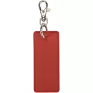 Breloc dreptunghiular cu clips, Everestus, 2610E18146, 9.5x4 cm, Poliuretan, Rosu Brick