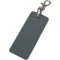 Breloc dreptunghiular cu clips, Everestus, 2610E18147, 9.5x4 cm, Poliuretan, Albastru Hale