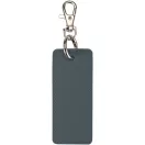Breloc dreptunghiular cu clips, Everestus, 2610E18147, 9.5x4 cm, Poliuretan, Albastru Hale