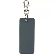  Breloc dreptunghiular cu clips, Everestus, 2610E18147, 9.5x4 cm, Poliuretan, Albastru Hale