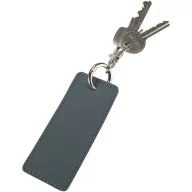  Breloc dreptunghiular cu clips, Everestus, 2610E18147, 9.5x4 cm, Poliuretan, Albastru Hale