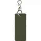Breloc dreptunghiular cu clips, Everestus, 2610E18148, 9.5x4 cm, Poliuretan, Verde Forest
