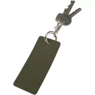   Breloc dreptunghiular cu clips, Everestus, 2610E18148, 9.5x4 cm, Poliuretan, Verde Forest