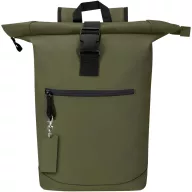   Breloc dreptunghiular cu clips, Everestus, 2610E18148, 9.5x4 cm, Poliuretan, Verde Forest