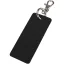 Breloc dreptunghiular cu clips, Everestus, 2610E18150, 9.5x4 cm, Poliuretan, Negru