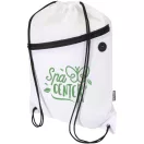 Saculet rucsac cu snur, Everestus, 2610E17934, 33x45.5 cm, Poliester, Alb
