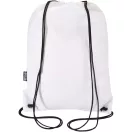 Saculet rucsac cu snur, Everestus, 2610E17934, 33x45.5 cm, Poliester, Alb