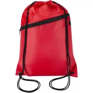   Saculet rucsac cu snur, Everestus, 2610E17936, 33x45.5 cm, Poliester, Rosu