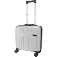   Troler voiaj pentru laptop 16 inch, Everestus, 2610E19090, 44.5x40x20 cm, ABS, Argintiu