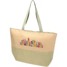 Sacosa de cumparaturi, Everestus, 2610E19042, 52.5x39x14 cm, Hartie, Verde Heather