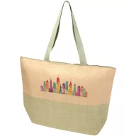   Sacosa de cumparaturi, Everestus, 2610E19042, 52.5x39x14 cm, Hartie, Verde Heather