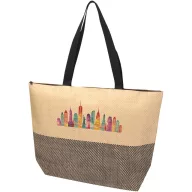   Sacosa de cumparaturi, Everestus, 2610E19043, 52.5x39x14 cm, Hartie, Negru