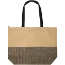 Sacosa de cumparaturi, Everestus, 2610E19043, 52.5x39x14 cm, Hartie, Negru