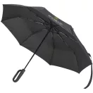 Umbrela de buzunar, Everestus, 2610E18625, 102xØ99 cm, Poliester, Negru