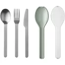 Set 3 tacamuri, Mepal, 2610E19065, 19.5x2.3x5.1 cm, Polipropilena, Verde Sage