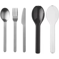   Set tacamuri, 2509E14804, Mepal, 19.5x2.3x5.1 cm, Polipropilena, Negru