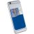 Slim card wallet accessory for smartphones, Silicone, Royal blue