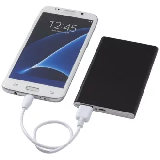 Pep 4000 mAh power bank, Aluminium, solid black