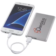 Pep 4000 mAh power bank, Aluminium, Silver