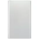 Pep 4000 mAh power bank, Aluminium, Silver