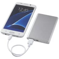 Pep 4000 mAh power bank, Aluminium, Silver
