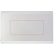 Pep 4000 mAh power bank, Aluminium, Silver