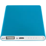 Pep 4000 mAh power bank, Aluminium, Light blue