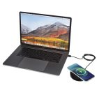 Incarcator wireless 1A, Everestus, 21OCT1150, Ø 6.96 cm, ABS, Negru