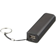 Span 1200 mAh power bank, Plastic, solid black