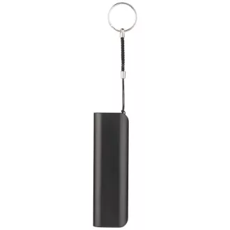 Span 1200 mAh power bank, Plastic, solid black