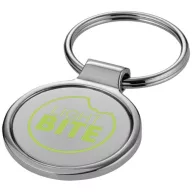 Breloc rotund, Everestus, KR0634, metal, gri