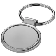 Breloc rotund, Everestus, KR0634, metal, gri