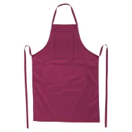   Sort de bucatarie cu 2 buzunare, Everestus, VA04, poliester, bumbac, rosu burgundy