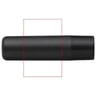 Deale lip balm stick, Plastic, solid black
