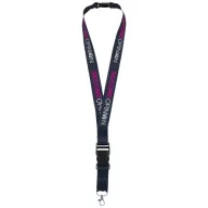   Lanyard cu catarama detasabila, 48x2.5 cm, Everestus, 20SEP1513, Poliester, Albastru