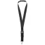 Lanyard cu catarama detasabila, 48x2.5 cm, Everestus, 20SEP1517, Poliester, Negru