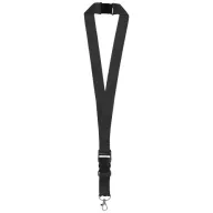   Lanyard cu catarama detasabila, 48x2.5 cm, Everestus, 20SEP1517, Poliester, Negru