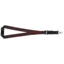 Lanyard cu catarama detasabila, 48x2.5 cm, Everestus, 20SEP1517, Poliester, Negru