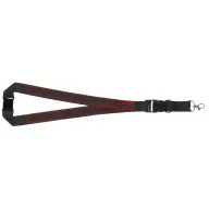   Lanyard cu catarama detasabila, 48x2.5 cm, Everestus, 20SEP1517, Poliester, Negru