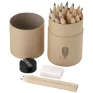 Woodby 26-piece coloured pencil set, Cardboard, Wood