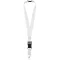 Lanyard cu catarama detasabila, 48x2.5 cm, Everestus, 20SEP1518, Poliester, Alb