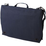   Geanta documente cu maner si bretea ajustabila, Everestus, SF02, poliester, albastru navy