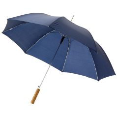   Umbrela cu deschidere automata 23 inch, maner din lemn, Everestus, 20IAN699, Albastru Navy, Poliester