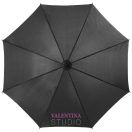 Umbrela 23 inch, maner din lemn, deschidere automata, Everestus, 20IAN681, Negru, Poliester 190T