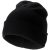 Irwin beanie, Unisex, 1x1 Rib knit of 100% Acrylic, solid black