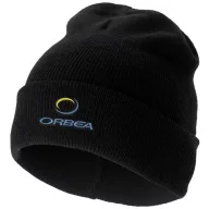   Irwin beanie, Unisex, 1x1 Rib knit of 100% Acrylic, solid black