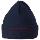 Irwin beanie, Unisex, 1x1 Rib knit of 100% Acrylic, Navy