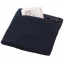 Brisky performance wristband with zippered pocket, Cotton, Navy